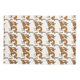 Kokopelli mit Noten Kissenbezug