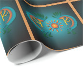 Kokopelli mit Sonnenschutzpapier Geschenkpapier (Rolleneckpunkt)