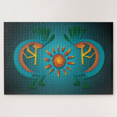 Kokopelli mit Sun 20" x 30" Puzzle (Horizontal)