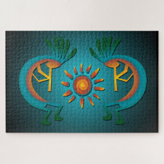 Kokopelli mit Sun 20" x 30" Puzzle
