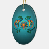 Kokopelli mit Sun Custom Christmas Ornament (Links)