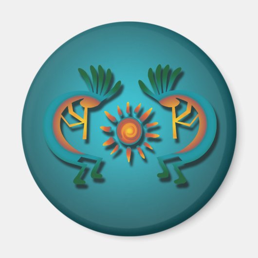Kokopelli mit Sun Magnet (Vorne)