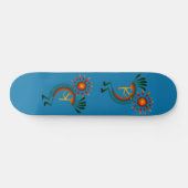 Kokopelli mit Sun Skateboard (Horizontal)