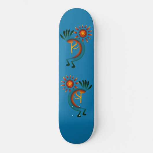 Kokopelli mit Sun Skateboard (Vorderseite)