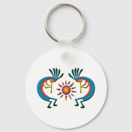 Kokopelli mit Sun Southwest Key Chain Schlüsselanhänger
