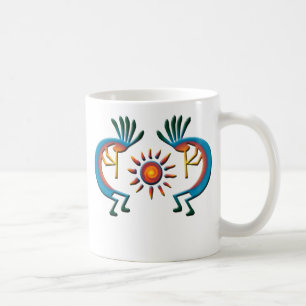 Kokopelli mit Sun Southwest-Tasse Kaffeetasse