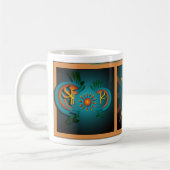 Kokopelli mit Sun Southwest Template Tasse (Links)
