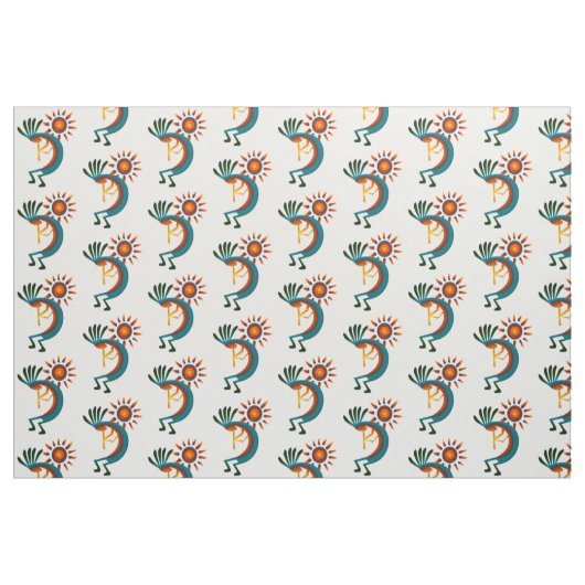 Kokopelli mit Sun Stoff (Fat Quarter (45,7 x 55,9 cm))
