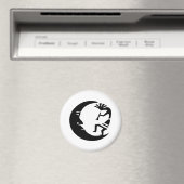 Kokopelli Moon Magnet (In Situ (Geschirrspüler))
