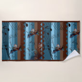 Kokopelli Music Strandtuch (Vorderseite)