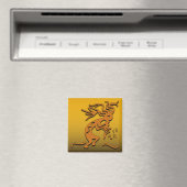 Kokopelli Musician Magnet (In Situ (Geschirrspüler))