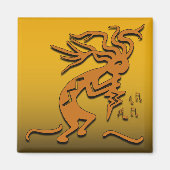 Kokopelli Musician Magnet (Vorne)