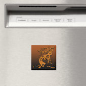 Kokopelli Musician Magnet (In Situ (Geschirrspüler))