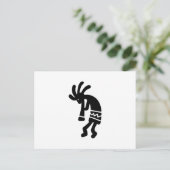 Kokopelli Musician Postkarte (Stehend Vorderseite)