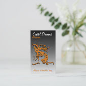 Kokopelli Musician Visitenkarte (Stehend Vorderseite)