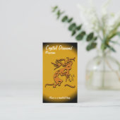 Kokopelli Musician Visitenkarte (Stehend Vorderseite)