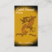 Kokopelli Musician Visitenkarte (Vorderseite)