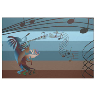Kokopelli-Musik im Südwesten Stoff