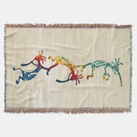 KOKOPELLI Musiker Akrobaten + Ihre Ideen Decke (Vorderseite)