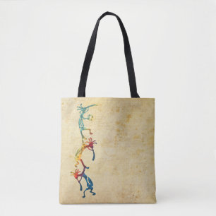 KOKOPELLI Musiker Akrobaten + Ihre Ideen Tasche