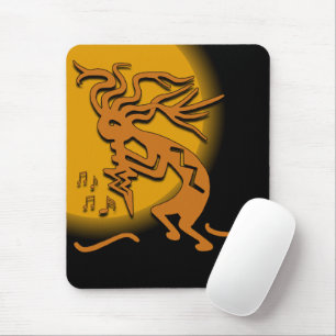 Kokopelli Musiker Mousepad