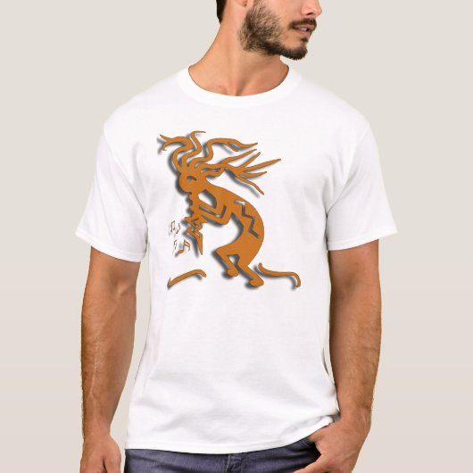 Kokopelli Musiker T-Shirt (Vorderseite)