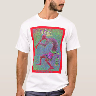 KOKOPELLI MYSTISCHE ROTE ROTE GRENZE T-Shirt