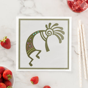 Kokopelli Napkins (Südwestwüste) Serviette