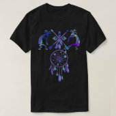 Kokopelli Native American Folklore Elements II Spa T-Shirt (Design vorne)