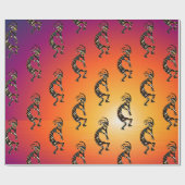 Kokopelli Native American Gift Wrapping Paper Geschenkpapier (Flach)