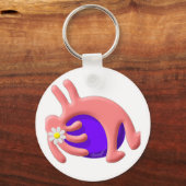 Kokopelli Native American Pilates Schlüsselanhänger (Vorderseite)