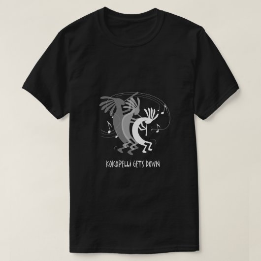 Kokopelli nimmt Black Basic T ab T-Shirt (Design vorne)