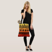 Kokopelli Ombre Sunset Cactus Pattern Tasche (Am Model)