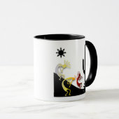Kokopelli on the road tasse (VorderseiteRechts)