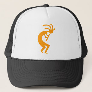 Kokopelli Orange Truckerkappe