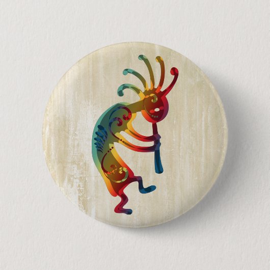 KOKOPELLI Ornamente + Ihre Ideen Button (Vorderseite)