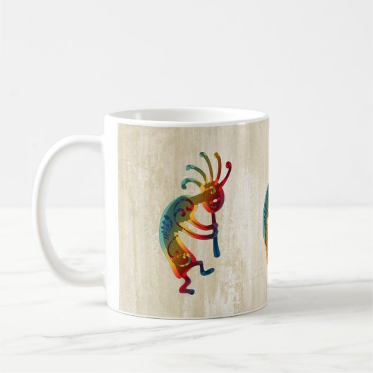KOKOPELLI Ornamente + Ihre Ideen Kaffeetasse (Links)