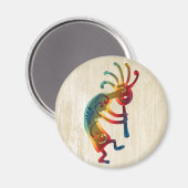 KOKOPELLI Ornamente + Ihre Ideen Magnet (Vorderseite/Rückseite)