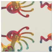 KOKOPELLI Ornamente + Ihre Ideen Stoff (Nahaufnahme)