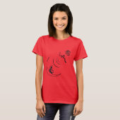 Kokopelli Petroglyphs Rock Art T-Shirt (Vorne ganz)
