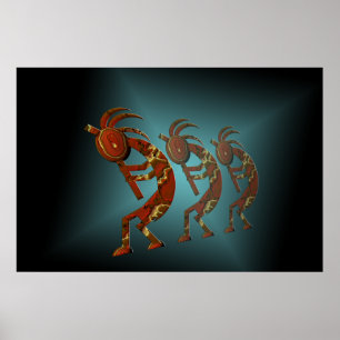 Kokopelli-Plakat Poster