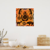KOKOPELLI  POSTER (Küche)
