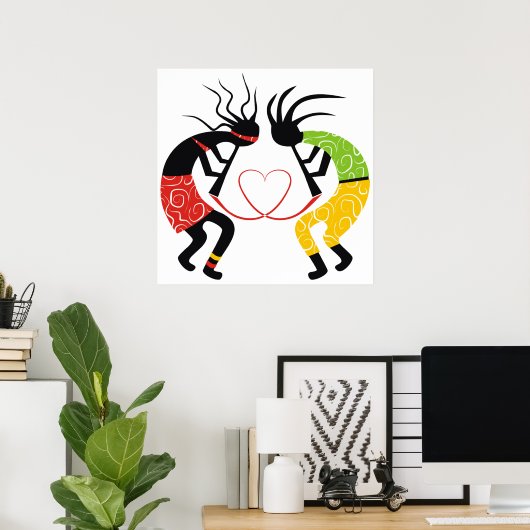 Kokopelli Posters Poster (Heimbüro)