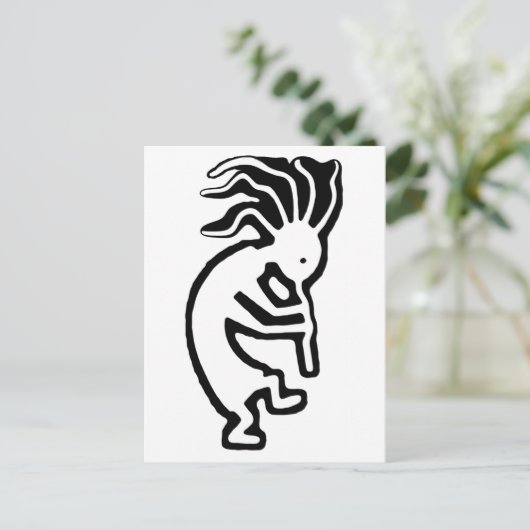 Kokopelli Postkarte (Stehend Vorderseite)