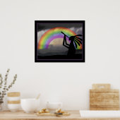 Kokopelli Rainbow Print Poster (Küche)