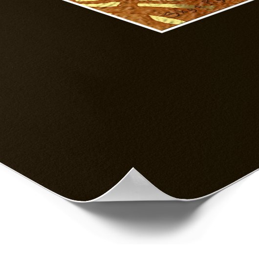 KOKOPELLI RAVEN Art Poster (Ecke)