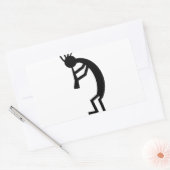 Kokopelli Rechteckiger Aufkleber (Umschlag)