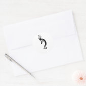 Kokopelli Runder Aufkleber (Umschlag)