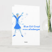 Kokopelli Sankt Karte (Rückseite)