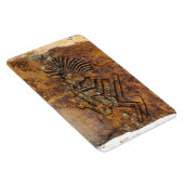 Kokopelli Saxaphone Spieler-Petroglyphe Magnet (Rechte Seite)